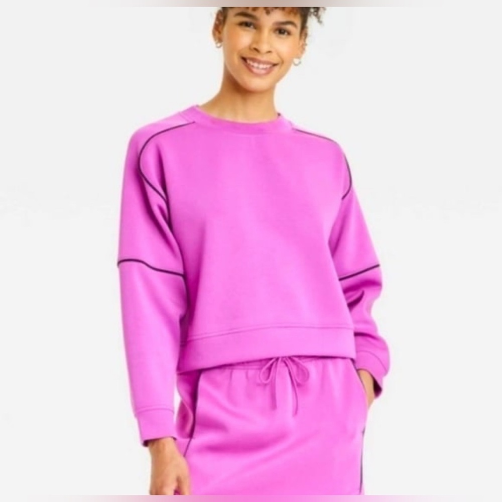 NEW All in Motion Magenta Sweatshirt - Picture 1 of 7